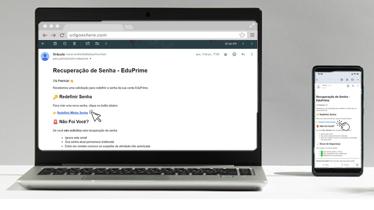 Email redefinir